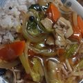 ゆゆっちゃ's cooksnap of when they made 豚肉と筍の細切りあんかけご飯.