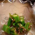 かよひこ's cooksnap of when they made オクラのわさび醤油和え.