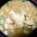ﾚｲﾁｬ's cooksnap of when they made 簡単お粥に　ゆばの琥珀餡.