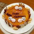 ちほあお's cooksnap of when they made ハッピーハロウィン♪カボチャチーズケーキ.