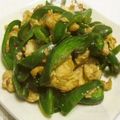 sakuni's cooksnap of when they made ピーマンの中華卵いため.