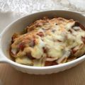 Ruriluru's cooksnap of when they made 新じゃが&ラタトゥイユでホクホクグラタン.