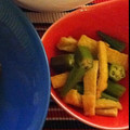 さきんこ0115's cooksnap of when they made 【簡単】オクラ、油揚げのつゆ甘酢和え.