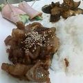 saoring32's cooksnap of when they made ワンプレートでしょうが焼きランチ.