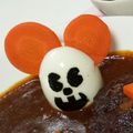 Goeーmon☆'s cooksnap of when they made ハロウィンに！ゆでたまごミッキー.