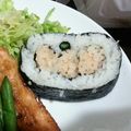 パォのお嫁さん's cooksnap of when they made ハロウィンの飾り巻き寿司.