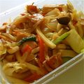 ぴょん☆'s cooksnap of when they made シャキシャキ野菜のあんかけ焼きうどん.