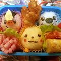 空豆くん's cooksnap of when they made ポケモン　キャラ弁　トリオ.