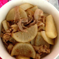 えりひか's cooksnap of when they made 簡単！大根と豚肉の甘辛炒め.