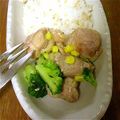 meg♡lion's cooksnap of when they made ☆鶏モモ肉とブロッコリーの塩バター炒め☆.