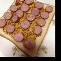 miimiiko's cooksnap of when they made まん丸ソーセージトースト.
