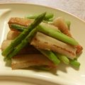 にきけん's cooksnap of when they made ちくわとアスパラのオイスター炒め♪.