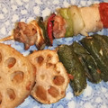 きらり流れ星's cooksnap of when they made 茄子と甘味噌のシソ巻き焼き.