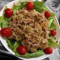 tsrysn's cooksnap of when they made 豚ばら肉と玉葱炒め・味ぽんおろし添え.