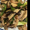 pegopayo's cooksnap of when they made 簡単すぎ！豚ときのこの香り炒め.