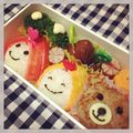 よりぴこ's cooksnap of when they made 簡単.｡.:*♡　女の子　キャラ弁.