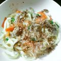 CｏCoさん's cooksnap of when they made あっさりめんつゆ味付けの焼きうどん☆.