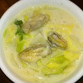 ju1112's cooksnap of when they made 牡蠣と白菜の豆乳スープ.