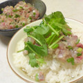papikun's cooksnap of when they made アジのたたき&絶品茶漬け.
