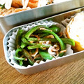 てらよう's cooksnap of when they made お弁当に♪香ばしいピーマンと桜エビ.