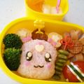 ひーゆーママ's cooksnap of when they made キャラ弁☆スマイルプリキュア キャンディ.