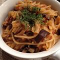 Walnut1107's cooksnap of when they made お鍋１つで☆茄子としめじのトマトパスタ.