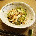 文蔵子's cooksnap of when they made きゅうりとささみの胡麻味噌和え.