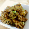 さきっちょママ's cooksnap of when they made れんこんと鶏ひき肉の炒め煮.