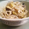 memgeg's cooksnap of when they made れんこんと大豆の味噌マヨサラダ.