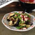 xxれんxx's cooksnap of when they made たこと茄子とアスパラガスのガーリック炒め.
