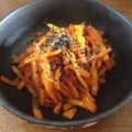 daccord's cooksnap of when they made ぴりっと。　にんじんの生姜風味きんぴら.