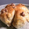 sunita's cooksnap of when they made もちもちクルミパン★お花の形成がかわいい.