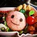rodyboy1's cooksnap of when they made 簡単♡りんごちゃん弁当♡キャラ弁.