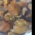 ふぢえもそ's cooksnap of when they made かぼちゃと鶏肉の炒め煮.