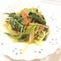 ♪ミッチー♪'s cooksnap of when they made 水菜をパッと茹でてめんつゆミゾレ和え♪.