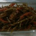 那菜ちゃん's cooksnap of when they made 冷凍ごぼうで超簡単！ひき肉入りきんぴら.