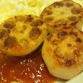 14215's cooksnap of when they made エビと豚挽肉のれんこんはさみ焼き.