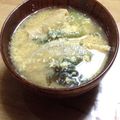 ハニヲ☆'s cooksnap of when they made 美味しくなった春菊の味噌汁.