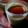 ごまぷぅ's cooksnap of when they made 抹茶のプリン、レンジで楽々黒蜜添え。.