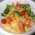 もちあられ's cooksnap of when they made コーン入りジャーマンポテト.