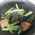 るうな1987's cooksnap of when they made 豚バラと小松菜ときのこの中華炒め.