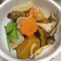0ひな0's cooksnap of when they made カボチャと豚肉の生姜ゴマ味噌煮.