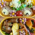 あっしゅー's cooksnap of when they made ☆ミニリラックマ弁当♪（キャラ弁）☆.