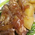 sanama0826's cooksnap of when they made 甘口☆鳥もも肉と玉ねぎの照り焼き.
