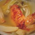 P_heaven's cooksnap of when they made あぶり手羽と白菜のスープ.