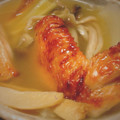 P_heaven's cooksnap of when they made あぶり手羽と白菜のスープ.
