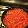 Haku1231's cooksnap of when they made 意外とお手軽♪手作りミートソース.