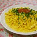 赤い電話's cooksnap of when they made お家でイタリアン☆粒うにのクリームパスタ.