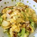 ともたん817's cooksnap of when they made ブロッコリーとウインナーの卵とじ.