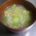 nabeko44kazu's cooksnap of when they made お手軽和風スープ◆白菜と鶏挽肉で.